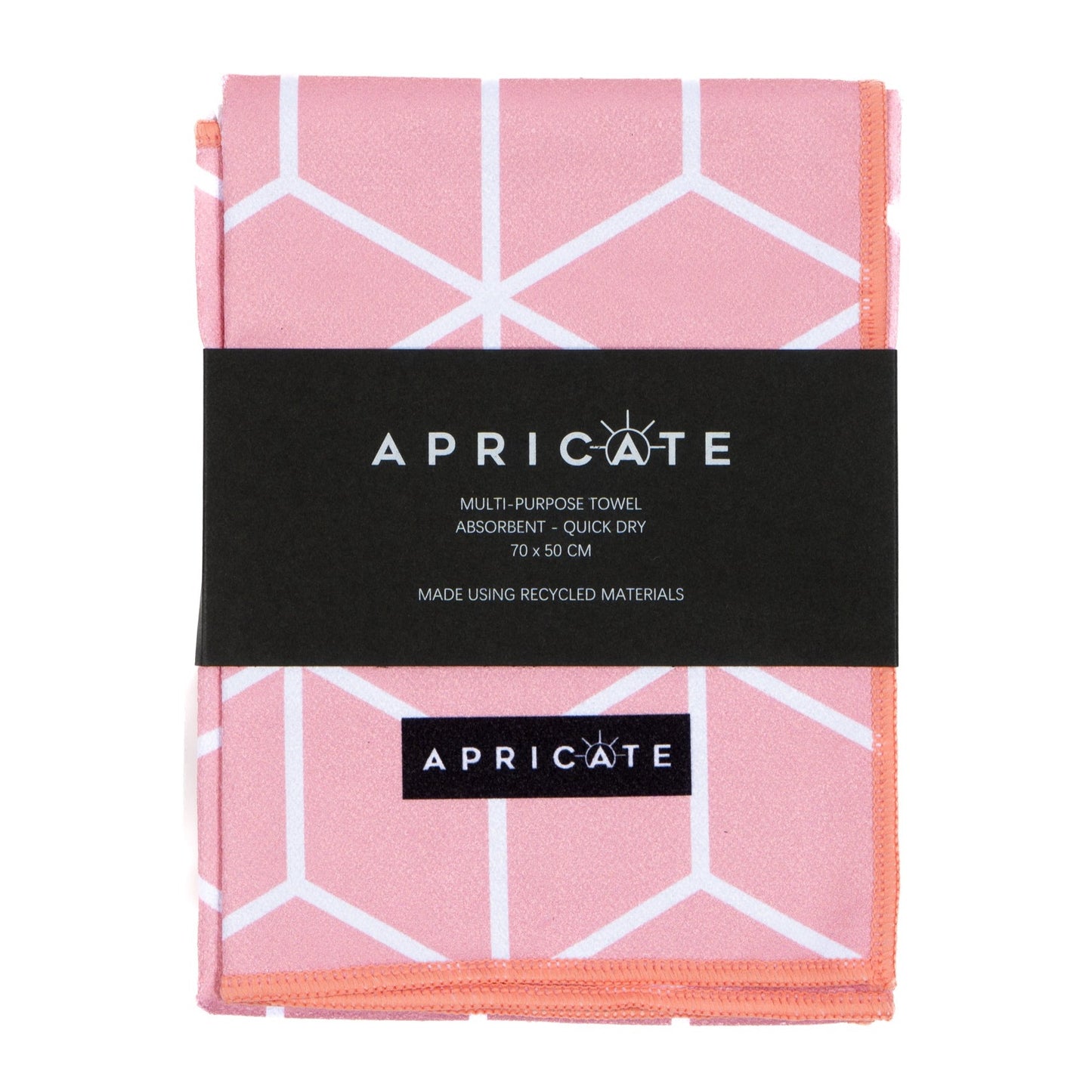 MULTI TEA/HAND TOWEL - LIGHT PINK