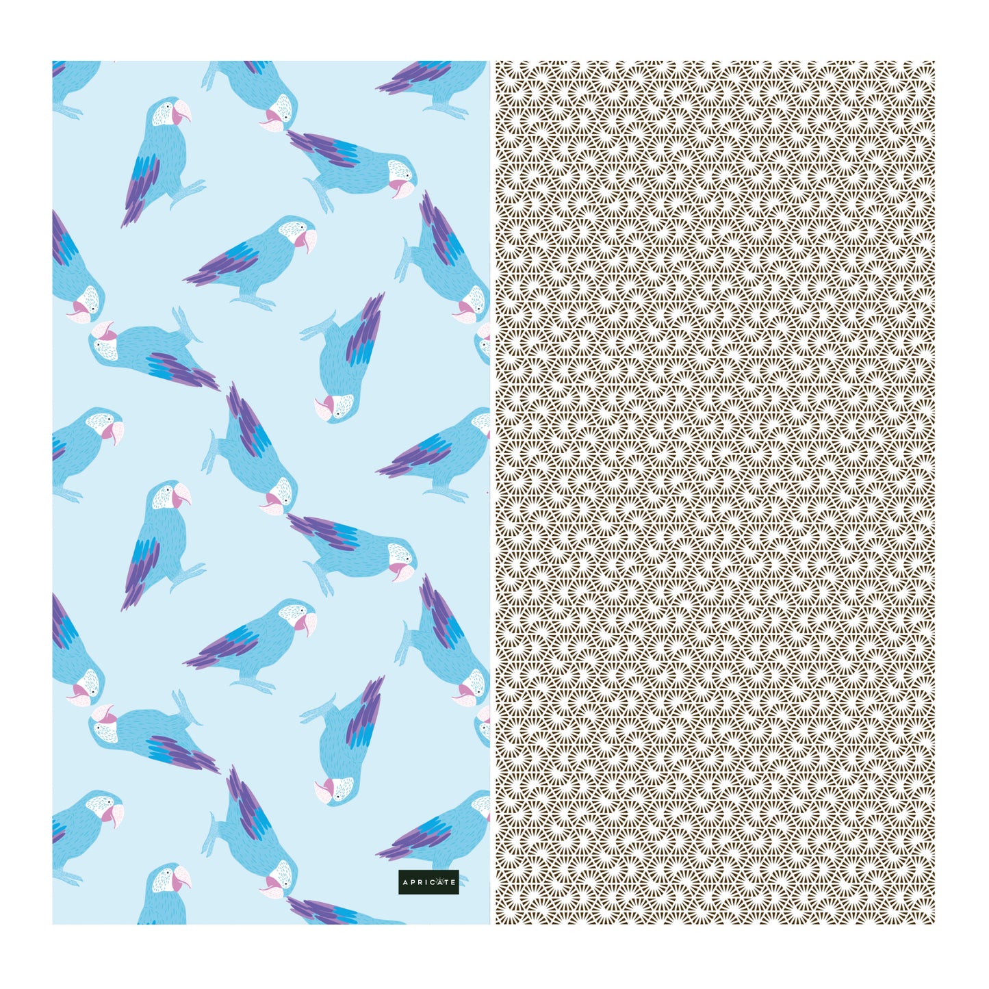 Strandhandtuch für Kinder - Papageien