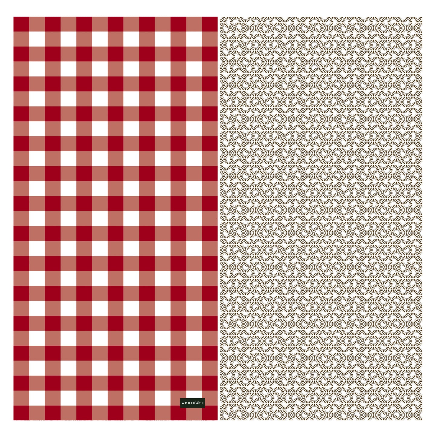 BEACH TOWEL - RED CHECK