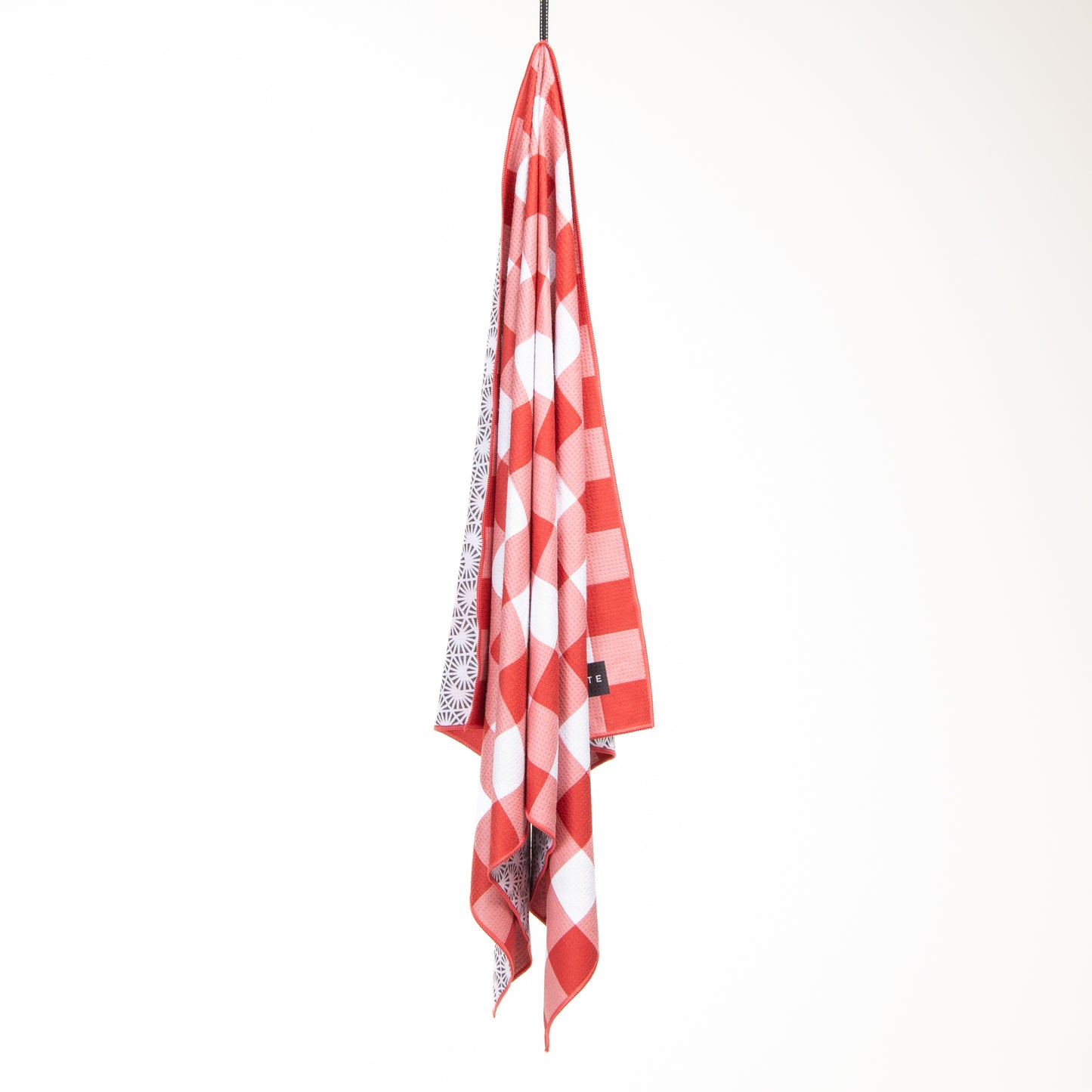 BEACH TOWEL - RED CHECK