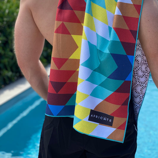 Big Beach Towels | Sunset Glow Beach Towels | Apricate