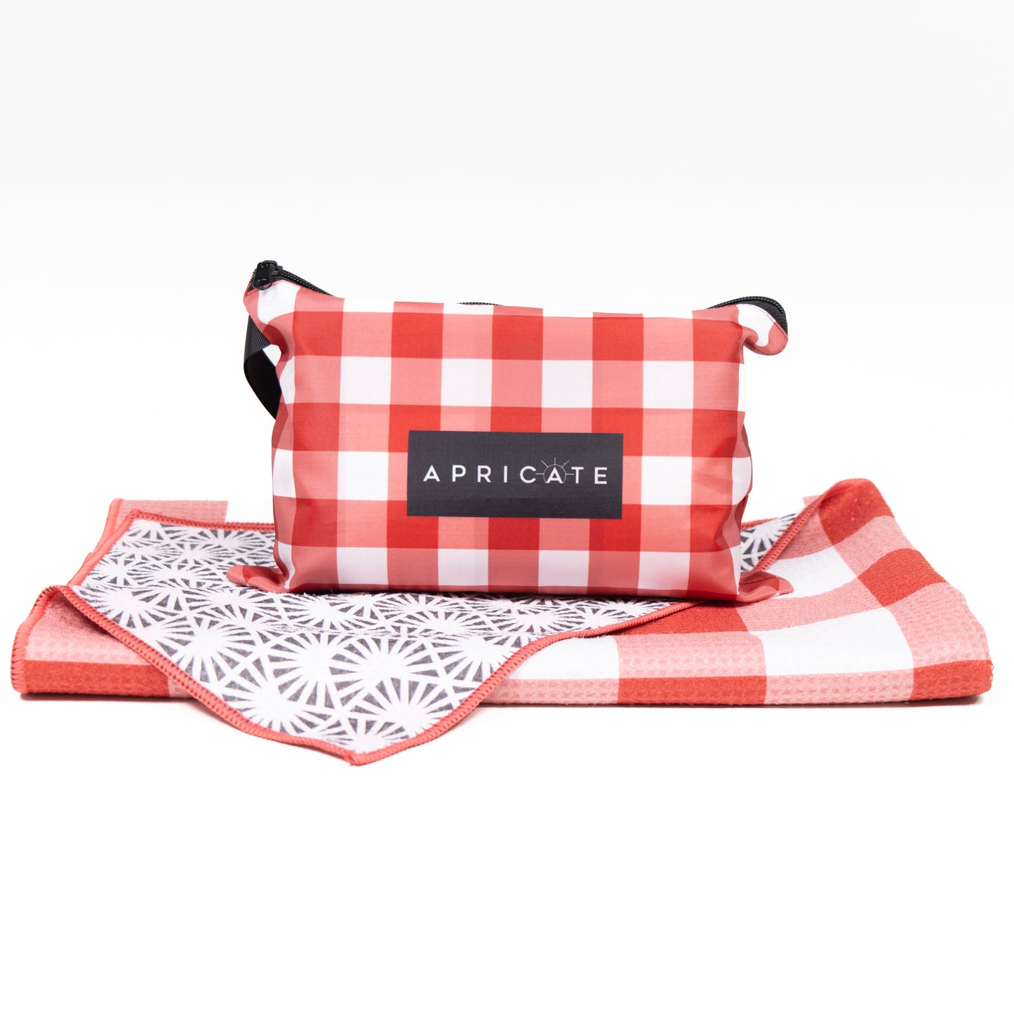 BEACH TOWEL - RED CHECK