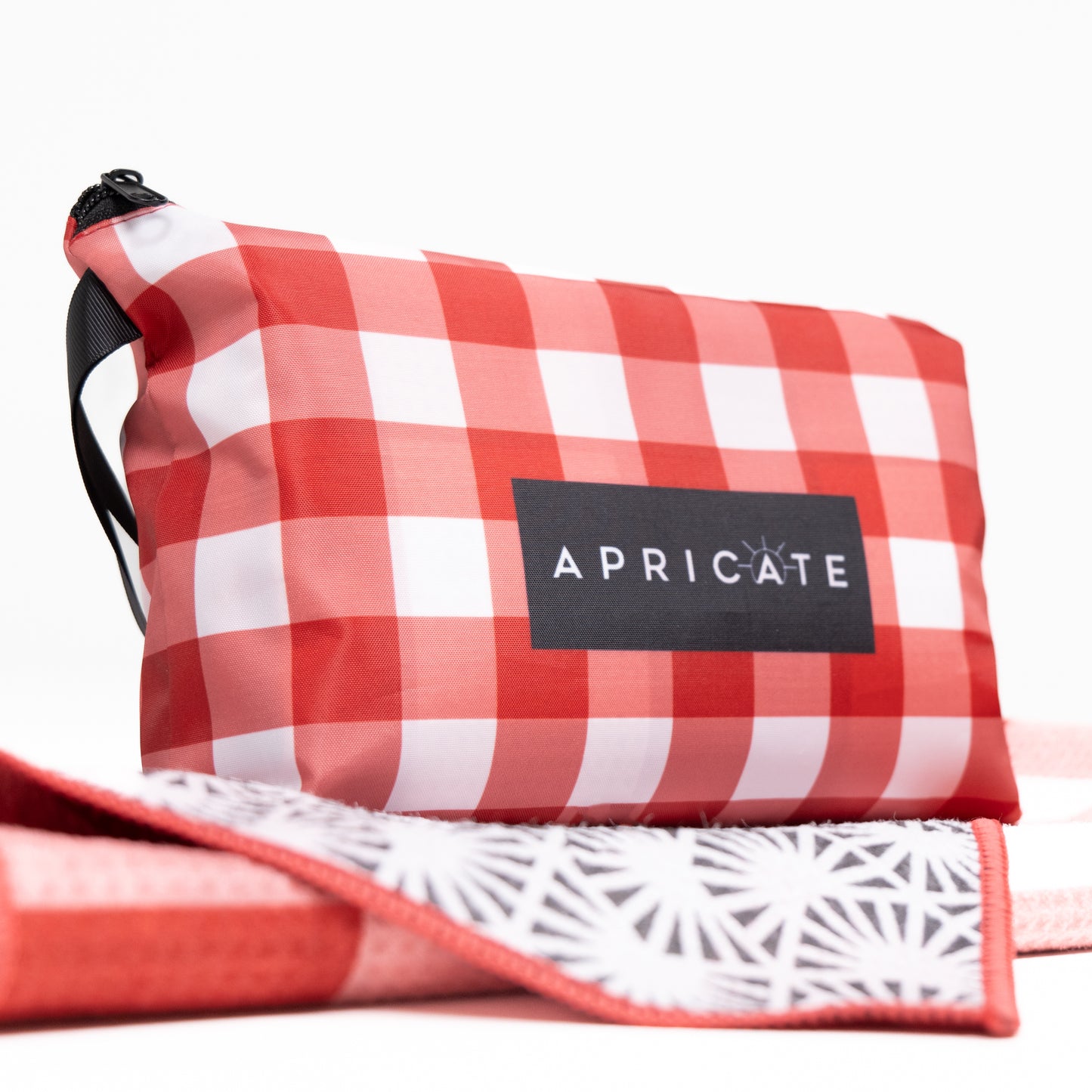 BEACH TOWEL - RED CHECK