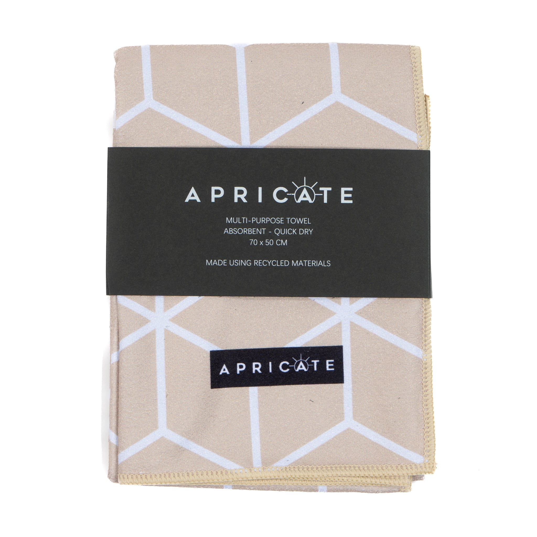 MULTI – Hand Towel | Quick Dry | Sandy Beige – Apricate